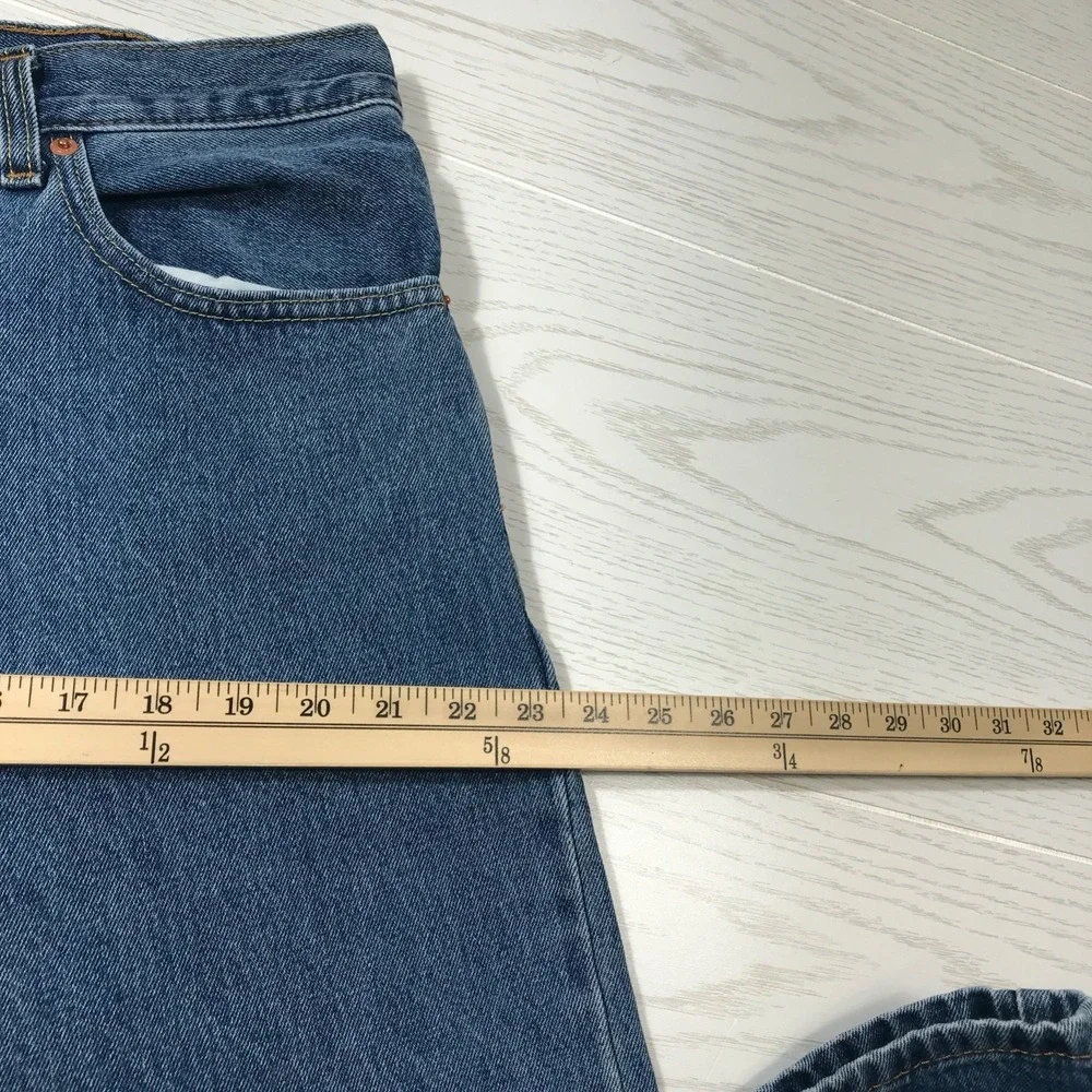 Levis 517 Bootcut Jeans Men 38x34 Blue Medium Wash Western Workwear Denim Cotton